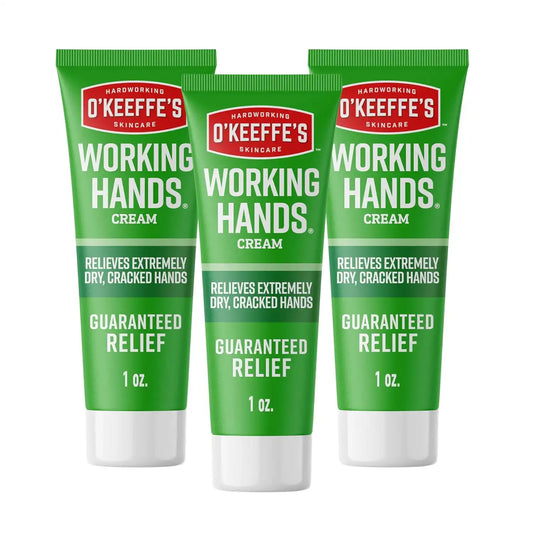 OKeeffes Working Hands Hand Cream, Extreme Dryness, 1 oz Tube, 3-Pack