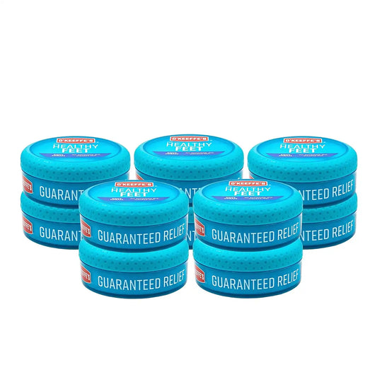 O'Keeffe's K0320001-10 Healthy Feet Foot Cream in Jar (10 Pack), 3.2 oz