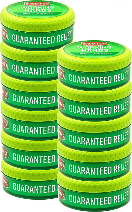 O'Keeffe's K0350002-11 Working Hands Hand Cream in Jar (11 Pack), 3.2 oz