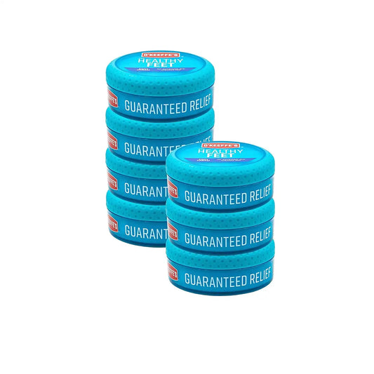 O'Keeffe's K0320001-7 Healthy Feet Foot Cream in Jar (7 Pack), 3.2 oz